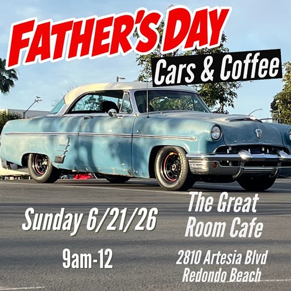 The Great Room Father's Day Car Show flyer June 2026